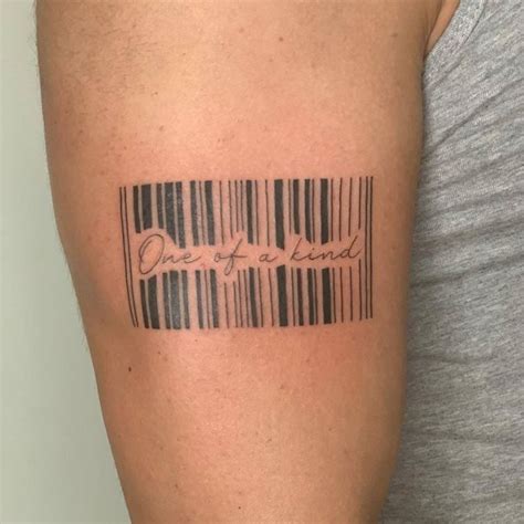 Tatuaje de código de barras